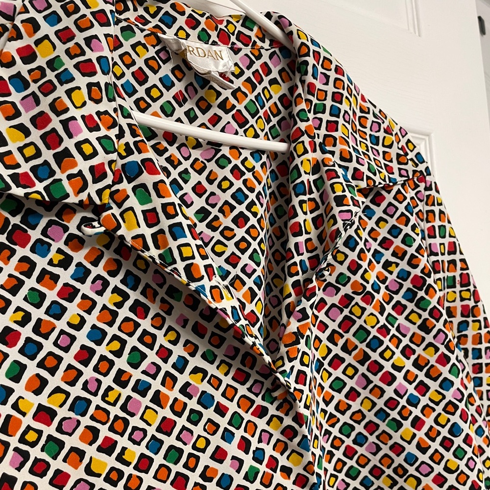 Colourful Vintage Button Up
